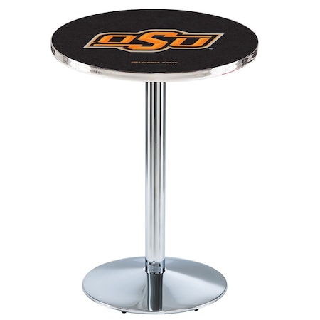 42 Chrome Oklahoma State Pub Table